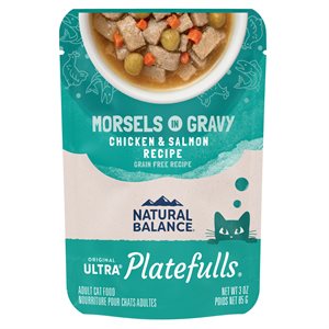 Natural Balance pour Chats Formule « Platefulls » de Poulet & Saumon 3 oz (à l’unité) | Natural Balance