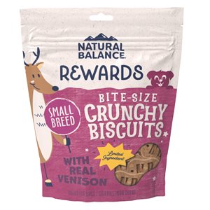 Natural Balance pour Chiens de Petites Races Gâteries Formule « LIT » de Patates Douces & Venaison 8oz | Natural Balance