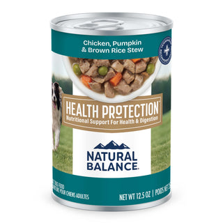 Natural Balance Health Protection Ragoût de Poulet & Citrouille 12.5 oz (à l’unité) | Natural Balance