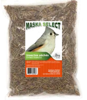 MASKA SELECT INSECTE SÉCHÉS POUR VOLAILE