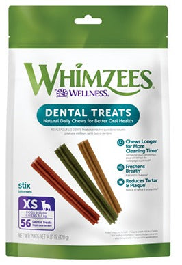 GÂTERIES DENTAIRES WHIMZEES™ POUR CHIEN, BATONNETS