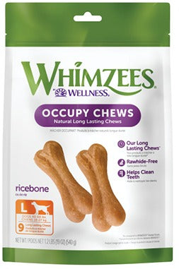 GÂTERIES DENTAIRES WHIMZEES™ POUR CHIEN, OS DE RIZ GRAND FORMAT