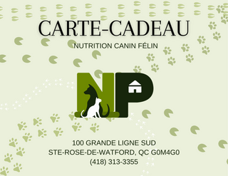 Carte-cadeau Nutrition Canin-Félin