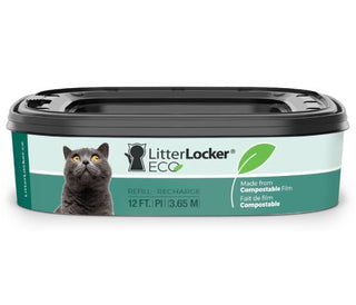 Litterlocker Eco Casette De Recharge Fait De Film Compostable Pour Design Plus (cs=12)