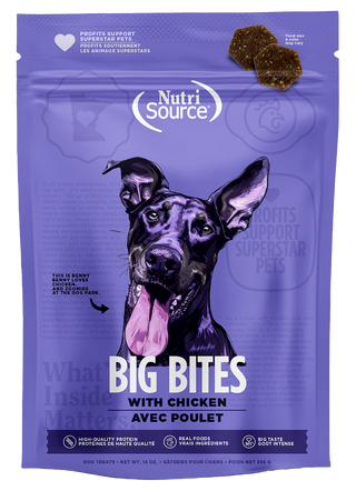 NUTRISOURCE® SERIES ELEMENT BIG BITES GATERIES POUR CHIEN  POULET 14 OZ