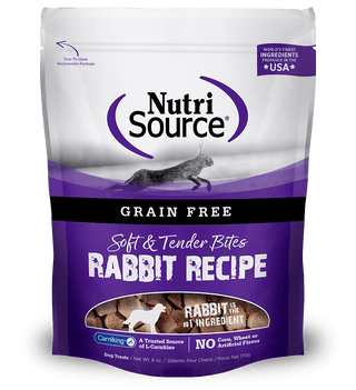 GÂTERIES NUTRISOURCE® DOUCES ET TENDRES AU LAPIN  SANS GRAINS POUR CHIEN (Copie)