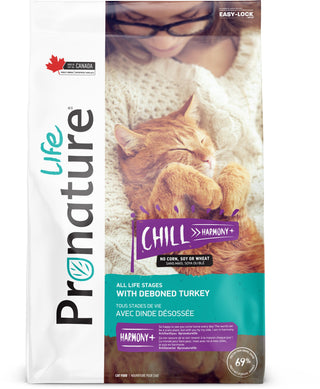 PRONATURE LIFE "CHILL" NOURRITURE POUR CHAT - DINDE DÉSOSSÉE