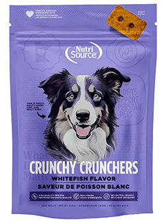 NutriSource® Crunchy Cruncher, saveur de poisson blanc, pour chiens