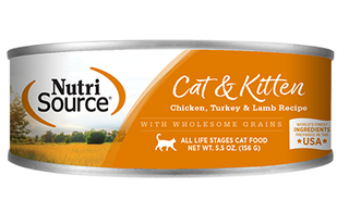 NutriSource® Chicken, Turkey & Lamb Formula Wet Cat Food