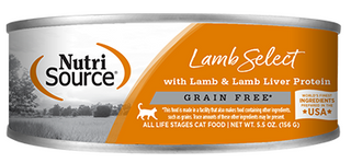 NutriSource® Lamb & Lamb Liver Select Grain Free Wet Cat Food