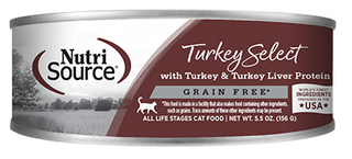 NutriSource® Turkey & Turkey Liver Select Grain Free Wet Cat Food