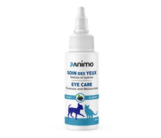 Zanimo Soin Des Yeux Pour Chien Et Chat, Nettoie Et Hydrate - Bleuet 60ml