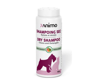 Zanimo Shampoing Sec, Nettoie Et Démêle, Pour Chien Et Chat - Papaye Et Mangue 150g