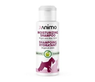 Zanimo Shampoing Hydratant, Argan Et Aloès, Pour Chien Et Chat - Pomme Verte