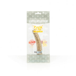This & That® Bouchées de bois de cervidés FARCIES bâton de boeuf au milieu