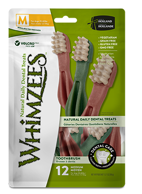 GÂTERIES DENTAIRES WHIMZEES™ POUR CHIEN, BRUSHZEES