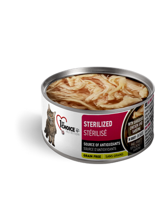 STÉRILISÉ POULET EFFILOCHÉ CHAT (ADULTE) 0.085g