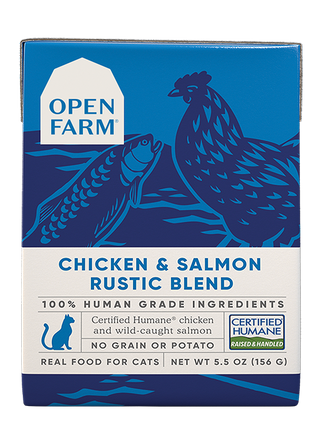 Tétra Pack nourriture humide pour chats poulet et saumon 5.5 oz