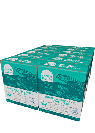 Tétra Pack nourriture humide pour chiens au hareng et maquereau 12.5 oz