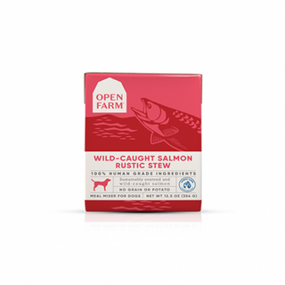 Tétra Pack nourriture humide pour chiens au saumon pêché à l'état sauvage12.5 oz